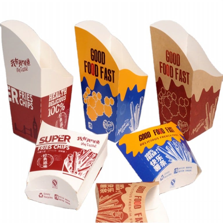 Eco Friendly French Fries Box Custom Huacang Packaging Company