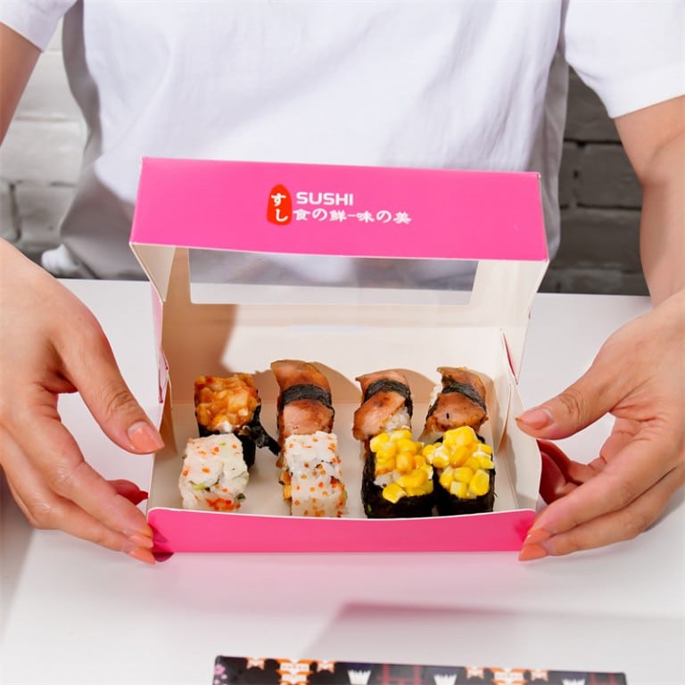 custom paper sushi togo box - HuaCang Packaging Company